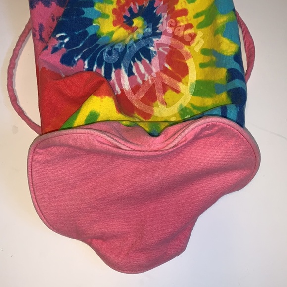 Tie Dyed Y2K Drawstring Backpack - Picture 4 of 8